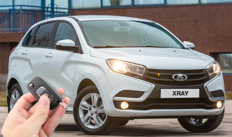 На Lada XAY больше нет охранной сигнализации